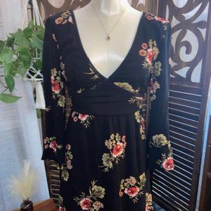 Black Floral Dress